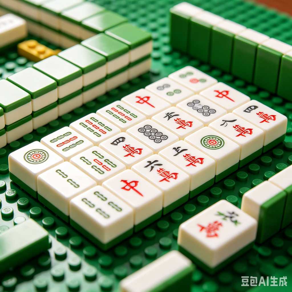 clear mini mahjong tiles portable
